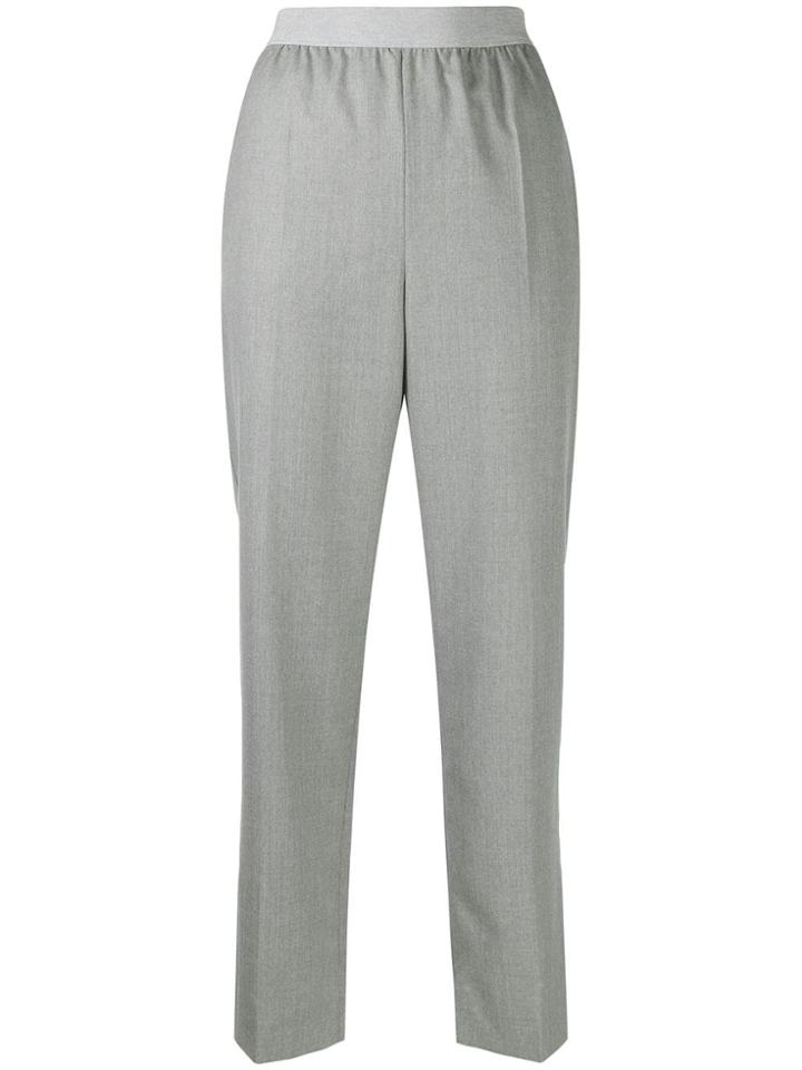 Agnona Straight-leg Trousers - Grey