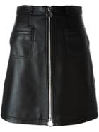 Carven Full Front Zip Skirt - Black