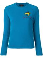 Rag & Bone Embroidered Detail Sweater - Blue