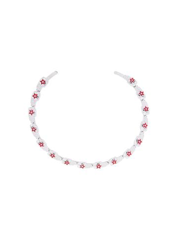 Saf Safu Star Embellished Hand Necklace - Metallic