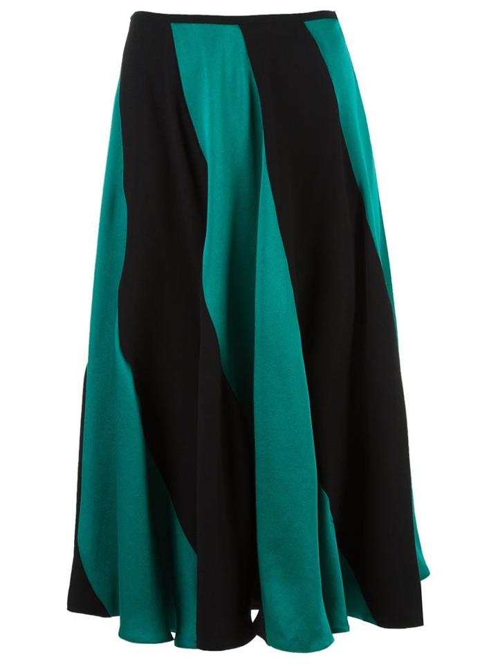 Reinaldo Lourenço Midi Skirt, Women's, Size: 42, Green, Acetate/viscose