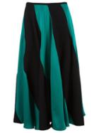Reinaldo Lourenço Midi Skirt, Women's, Size: 42, Green, Acetate/viscose
