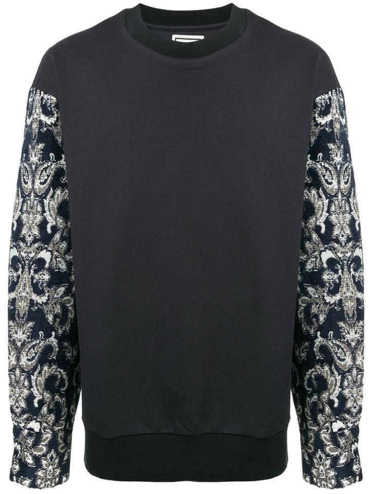 Wooyoungmi Shirt Sleeve Sweatshirt - Blue