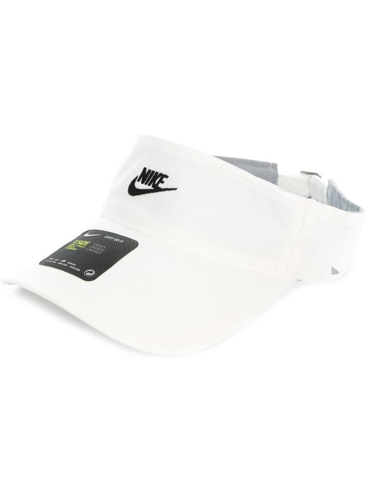 Nike Logo Visor - White
