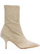 Yeezy Pointed Ankle Boots - Nude & Neutrals