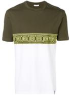 Versace Collection Geometric Print T-shirt - Green