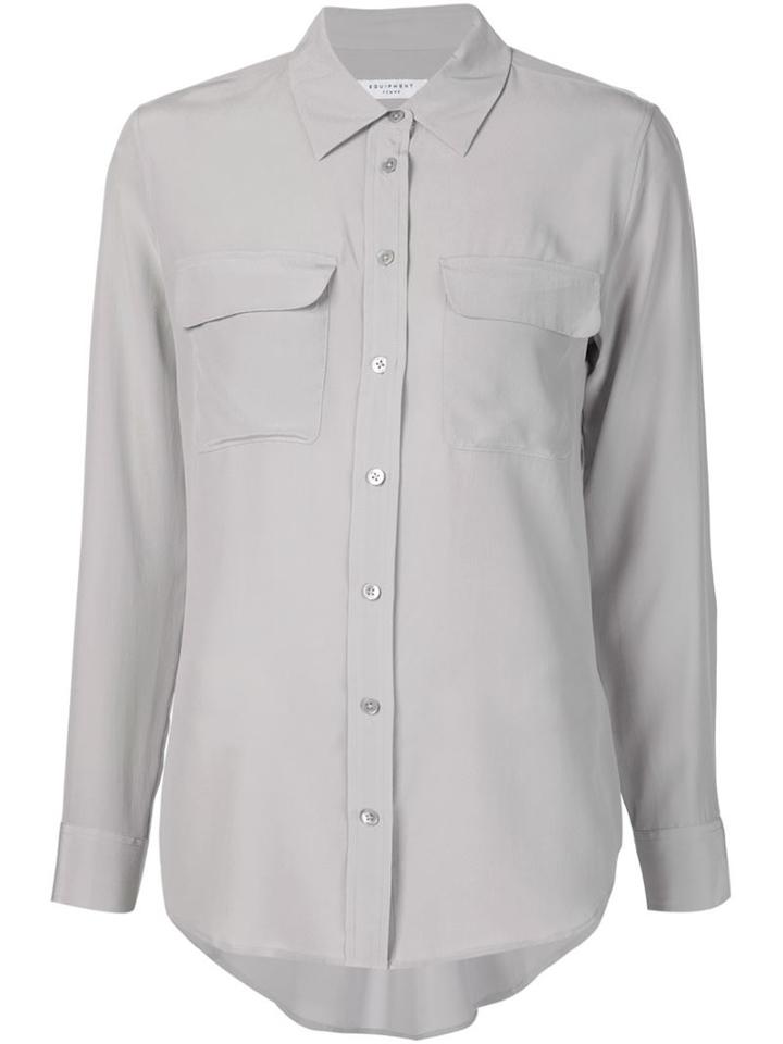 Equipment Front Pocket Sheer Shirt
