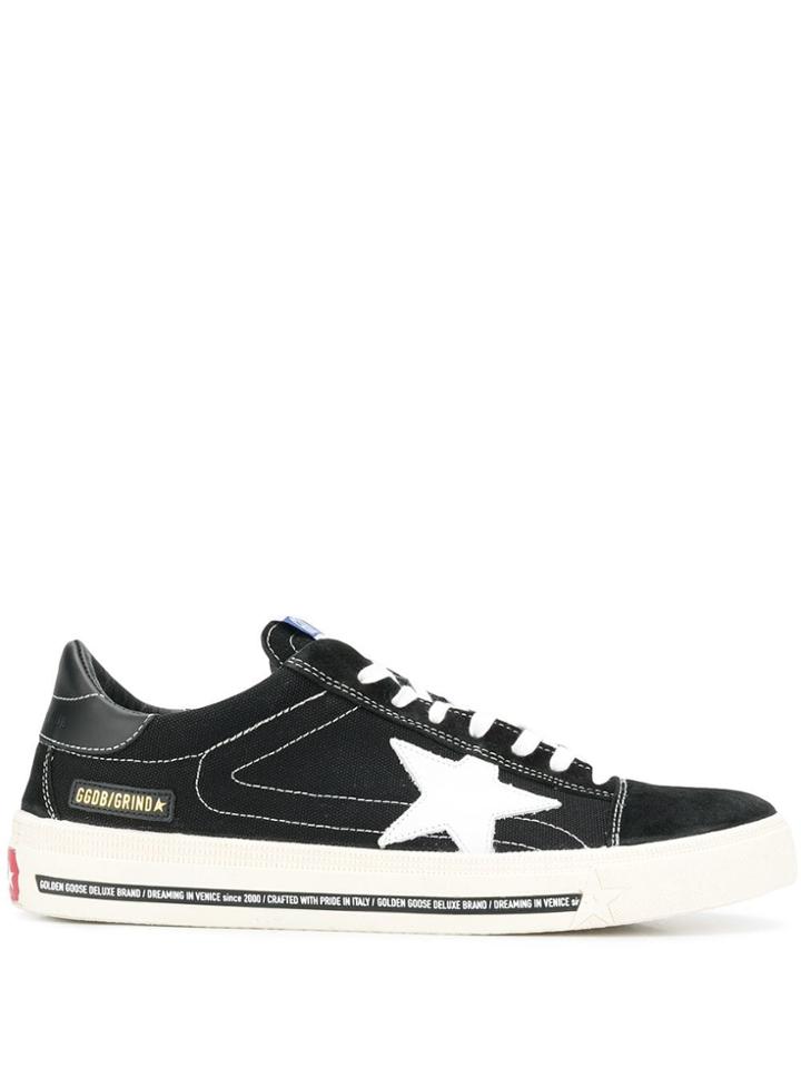 Golden Goose Deluxe Brand Grind Low Tops - Black