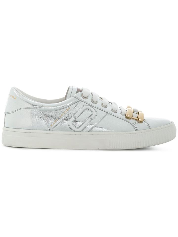Marc Jacobs Empire Chain Link Sneakers - Metallic