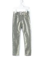 Il Gufo Skinny Trousers, Girl's, Size: 12 Yrs, Grey