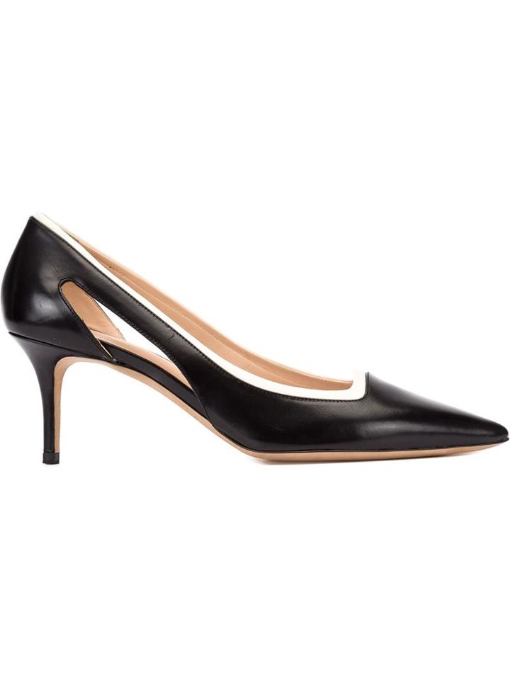 Derek Lam Condotti Pumps, Women's, Size: 38.5, Black, Calf Leather/leather