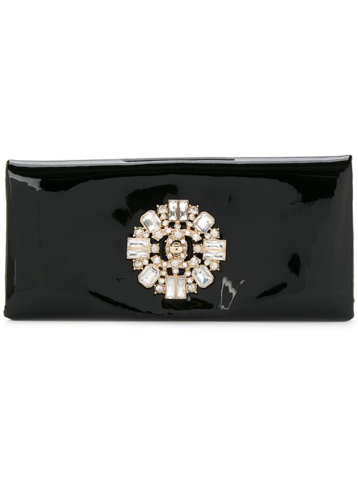 Chanel Vintage Bijou Logo Clutch Bag - Black
