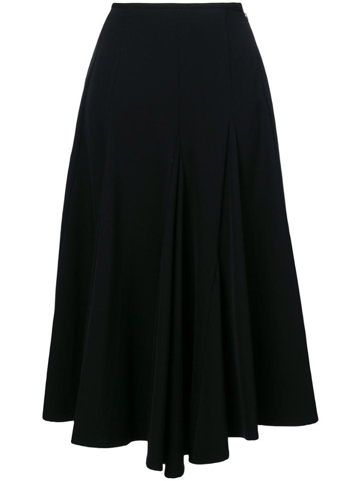 Yohji Yamamoto Vintage Asymmetric Midi Skirt - Black