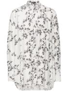 Ann Demeulemeester Oversized Floral Shirt - White