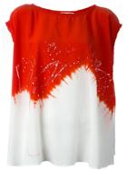 8pm Oversize Tie Dye T-shirt - Red