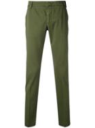Entre Amis Cropped Chinos - Green