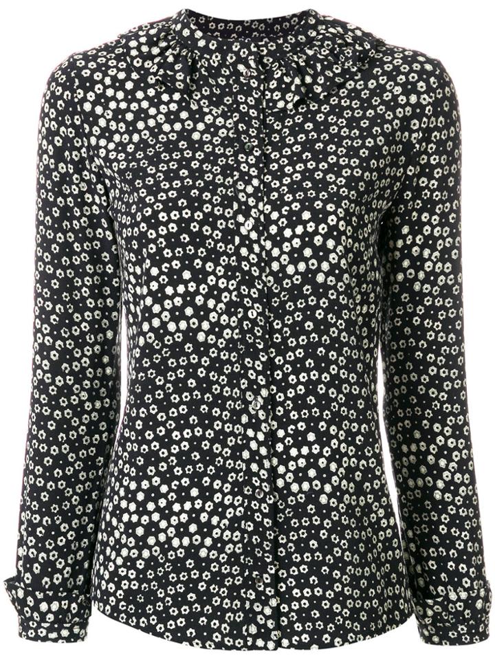A.p.c. Floral Print Shirt - Black