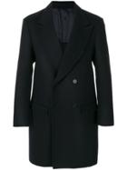 Ermanno Ermanno Long Sleeved Tailored Coat - Blue