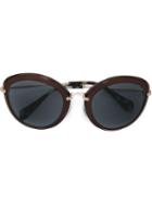 Miu Miu Eyewear 'noir' Sunglasses