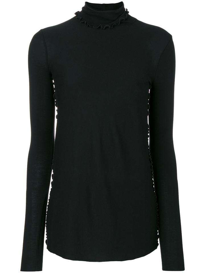 Helmut Lang Roll Neck Jumper - Black