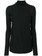 Helmut Lang Roll Neck Jumper - Black
