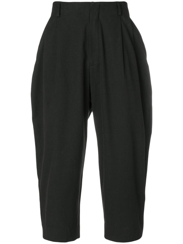 Enfants Riches Déprimés Cropped Balloon Style Pants - Black