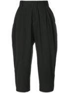 Enfants Riches Déprimés Cropped Balloon Style Pants - Black