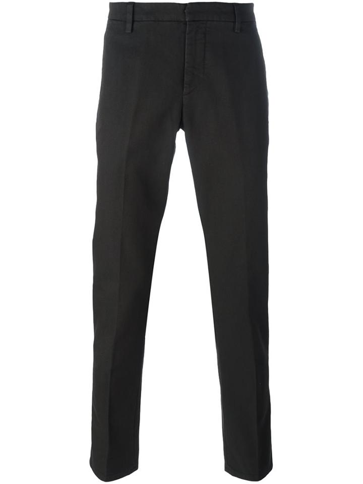 Dondup 'gaubert' Trousers, Men's, Size: 34, Brown, Cotton/polyester