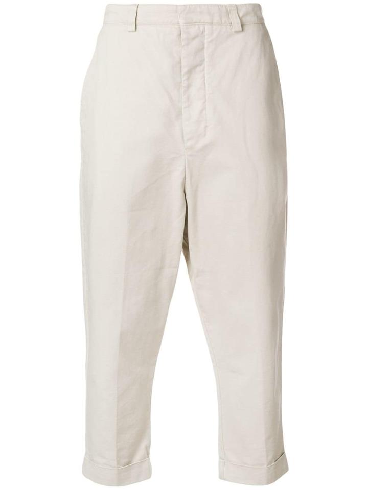 Ami Alexandre Mattiussi Oversized Carrot Fit Trousers - Neutrals