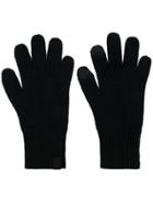 Rag & Bone Logo Knitted Gloves - Black