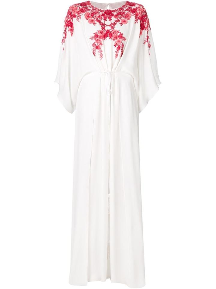 Monique Lhuillier Embellished Long Dress