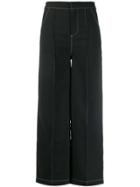 Jovonna Lileth Cropped Trousers - Black