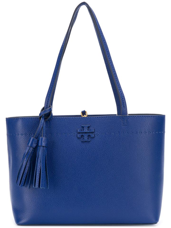 Tory Burch Mcgraw Mini Tote Bag - Blue