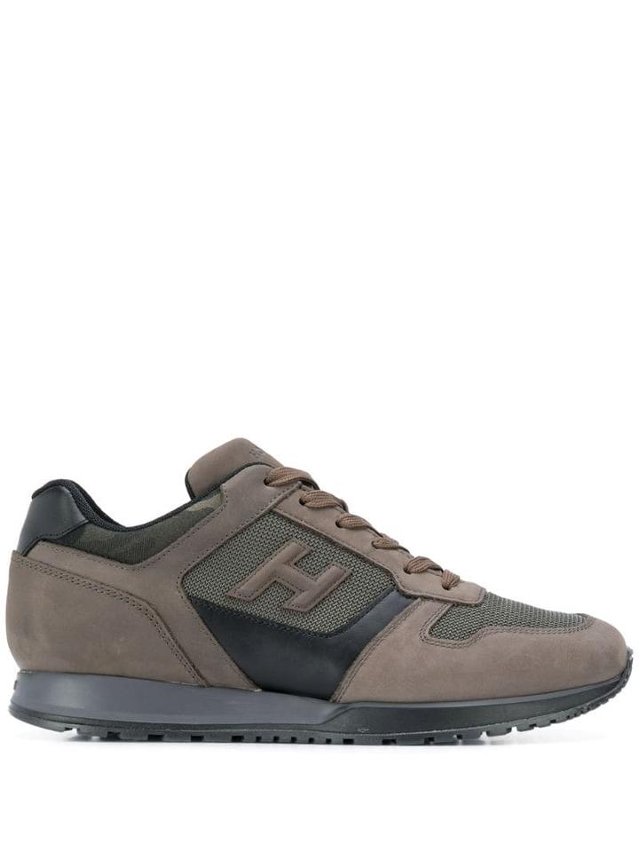 Hogan H3d Low-top Sneakers - Brown