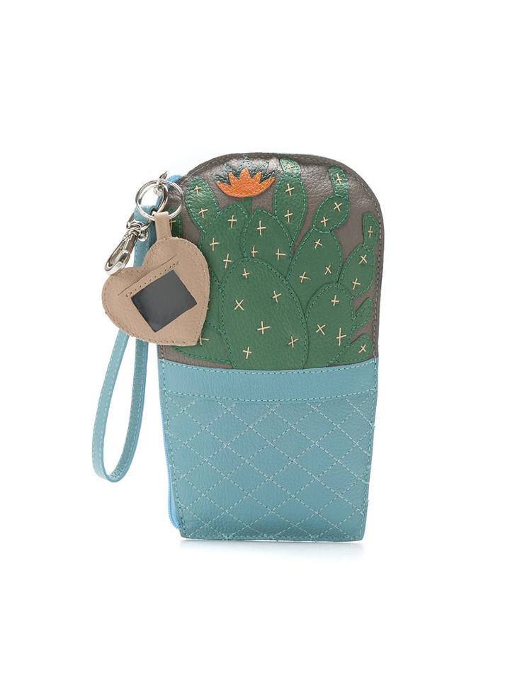 Sarah Chofakian - Leather Clutch - Women - Goat Skin - One Size, Blue, Goat Skin