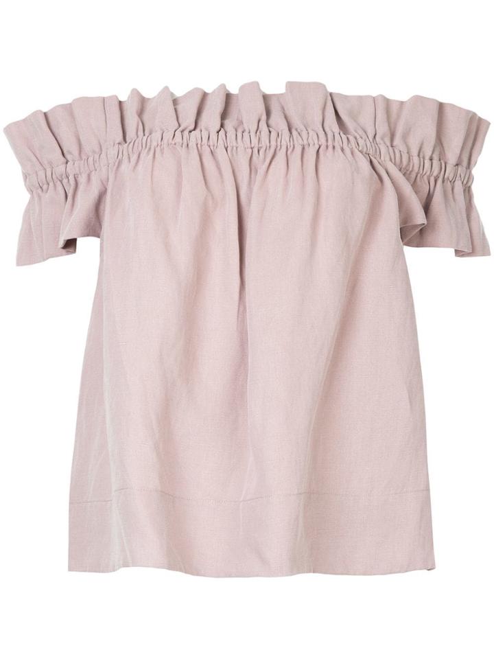 Ulla Johnson Off The Shoulder Top - Purple