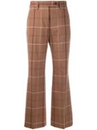 Acne Studios Fitted Low Waist Trousers - Brown