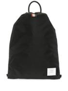 Thom Browne Drawcord Style Backpack - Black
