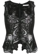 Martha Medeiros Lace Top - Black