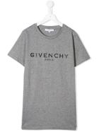 Givenchy Kids Contrast Logo T-shirt - Grey