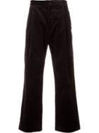 H Beauty & Youth. Corduroy Trousers, Men's, Size: Medium, Black, Cotton