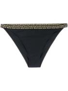 Versace Greca Border Bikini Bottom - Black
