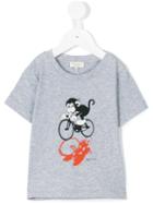 Paul Smith Junior - Monkey Print T-shirt - Kids - Cotton - 24 Mth, Grey