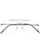 Fendi Eyewear Aviator Glasses - Grey