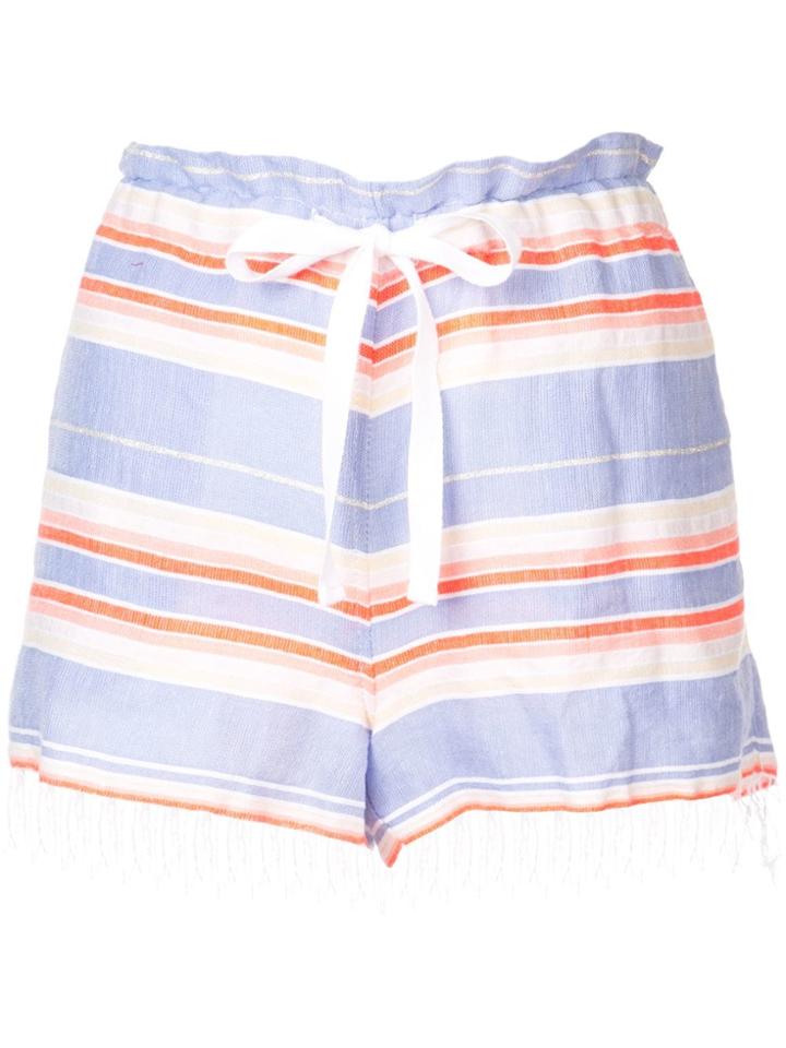 Lemlem Fiesta Striped Shorts - Pink