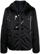 Nº21 Logo Printed Hooded Jacket - Black