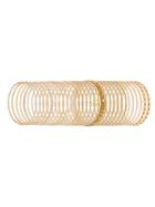 Twin-set Embellished Bracelet Stack - Metallic