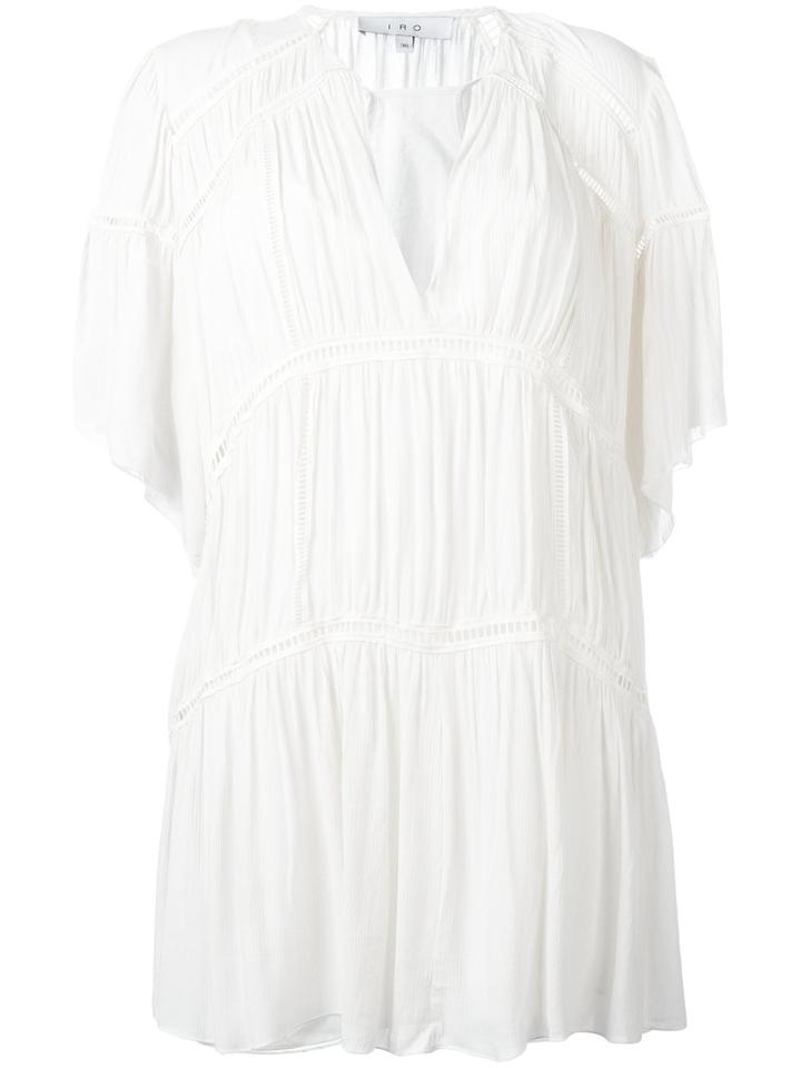 Iro Lahina Dress, Women's, Size: 38, White, Viscose/cotton