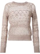 Guild Prime Knit Sweater, Women's, Size: 34, Brown, Cotton/acrylic/nylon