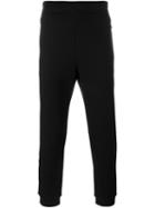 Giorgio Armani Tapered Trousers, Men's, Size: 50, Black, Polyamide/viscose